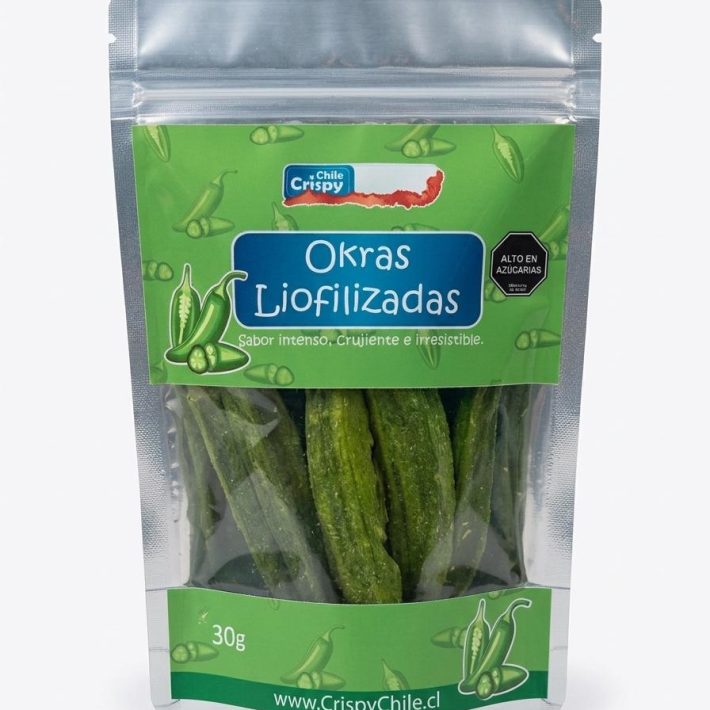 Okras liofilizadas