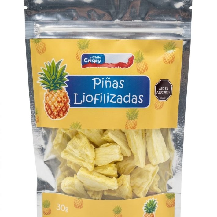 Piñas liofilizadas
